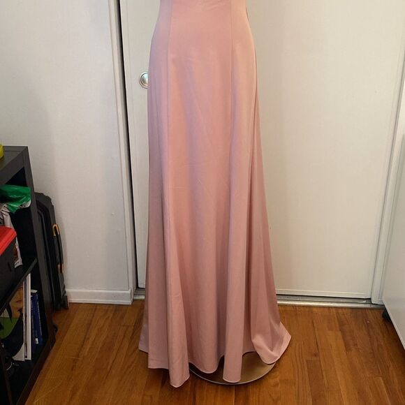 Narianna Blush Pink Sleeveless Full Length Gown Size XS - Picture 4 of 12